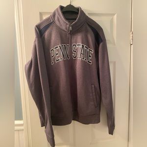 Size Small Grey and Navy Penn State Zip Up Jacket